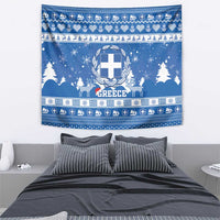 Greece Christmas Tapestry Coat Of Arms Kala Cristouyenna - Wonder Print Shop
