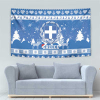 Greece Christmas Tapestry Coat Of Arms Kala Cristouyenna - Wonder Print Shop