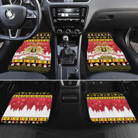 Belgium Christmas Car Mats Coat Of Arms Vrolijk Kerstfeest - Wonder Print Shop