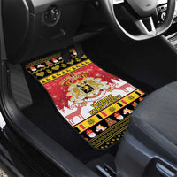 Belgium Christmas Car Mats Coat Of Arms Vrolijk Kerstfeest - Wonder Print Shop