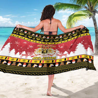 Belgium Christmas Sarong Coat Of Arms Vrolijk Kerstfeest - Wonder Print Shop