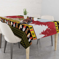 Belgium Christmas Tablecloth Coat Of Arms Vrolijk Kerstfeest - Wonder Print Shop