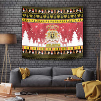Belgium Christmas Tapestry Coat Of Arms Vrolijk Kerstfeest - Wonder Print Shop