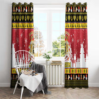 Belgium Christmas Window Curtain Coat Of Arms Vrolijk Kerstfeest - Wonder Print Shop