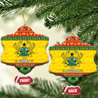 Ghana Christmas Ceramic Ornament Coat Of Arms Afishapa - Wonder Print Shop