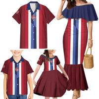 Custom Norway Football 2026 Family Matching Mermaid Dress and Hawaiian Shirt Road To Champions - Wonder Print Shop