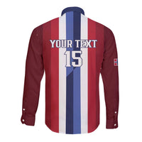 Custom Norway Football 2026 Long Sleeve Button Shirt Road To Champions - Wonder Print Shop