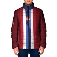 Custom Norway Football 2026 Padded Jacket Road To Champions - Wonder Print Shop