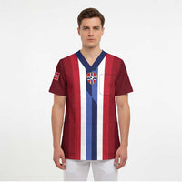 Custom Norway Football 2026 Scrub Top Road To Champions - Wonder Print Shop