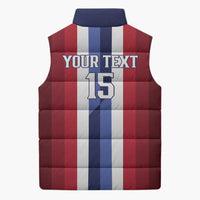 Custom Norway Football 2026 Sleeveless Puffer Jacket Road To Champions - Wonder Print Shop
