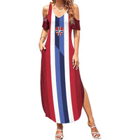 Custom Norway Football 2026 Summer Maxi Dress Road To Champions - Wonder Print Shop