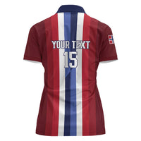 Custom Norway Football 2026 Women Polo Shirt Road To Champions - Wonder Print Shop