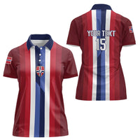 Custom Norway Football 2026 Women Polo Shirt Road To Champions - Wonder Print Shop