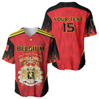 Custom Belgium Football 2026 Baseball Jersey Red Devils Pride - Wonder Print Shop