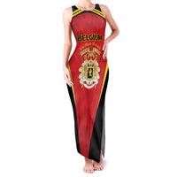 Custom Belgium Football 2026 Family Matching Tank Maxi Dress and Hawaiian Shirt Red Devils Pride - Wonder Print Shop