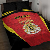 Belgium Football 2026 Quilt Bed Set Red Devils Pride - Wonder Print Shop
