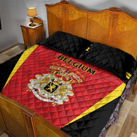 Belgium Football 2026 Quilt Bed Set Red Devils Pride - Wonder Print Shop