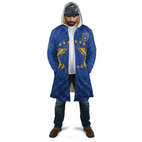 Custom Kosovo Football 2026 Cloak Rising Nation Blue Gold - Wonder Print Shop