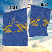 Kosovo Football 2026 Garden Flag Rising Nation Blue Gold - Wonder Print Shop