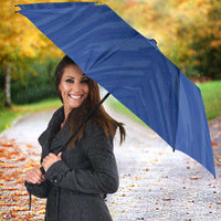 Kosovo Football 2026 Umbrella Rising Nation Blue Gold - Wonder Print Shop