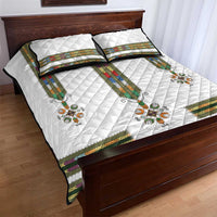 Ethiopian Traditional Habesha Costume Quilt Bed Set Cross With Tilet Pattern