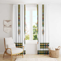 Ethiopian Traditional Habesha Costume Window Curtain Cross With Tilet Pattern
