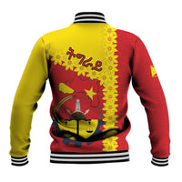 Tigray Region Baseball Jacket Tigray Emblem With Flag Map