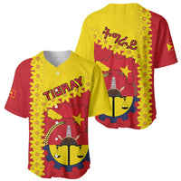 Tigray Region Baseball Jersey Tigray Emblem With Flag Map