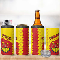 Tigray Region 4 in 1 Can Cooler Tumbler Tigray Emblem With Flag Map