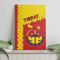 Tigray Region Canvas Wall Art Tigray Emblem With Flag Map