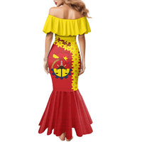 Tigray Region Family Matching Mermaid Dress and Hawaiian Shirt Tigray Emblem With Flag Map