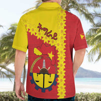 Tigray Region Hawaiian Shirt Tigray Emblem With Flag Map