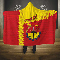 Tigray Region Hooded Blanket Tigray Emblem With Flag Map