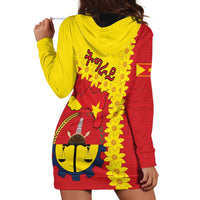 Tigray Region Hoodie Dress Tigray Emblem With Flag Map