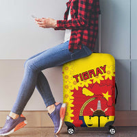 Tigray Region Luggage Cover Tigray Emblem With Flag Map