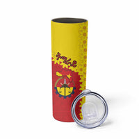 Tigray Region Skinny Tumbler Tigray Emblem With Flag Map