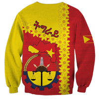 Tigray Region Sweatshirt Tigray Emblem With Flag Map