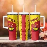 Tigray Region Tumbler With Handle Tigray Emblem With Flag Map