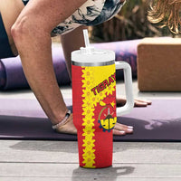 Tigray Region Tumbler With Handle Tigray Emblem With Flag Map