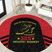 Harlem Hellfighters Round Carpet 369th Infantry Regiment Legacy