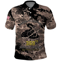 Harlem Hellfighters 369th Infantry Regiment Legacy Polo Shirt God Damn Lets Go