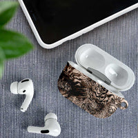 African Safari Zebra Leopard Swirl Pattern AirPods Case