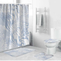 African Zebra Leopard Pattern Bathroom Set Sky Savannah