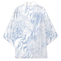 African Zebra Leopard Pattern Kimono Sky Savannah