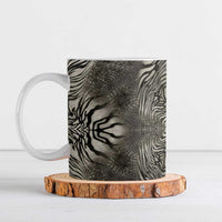 African Zebra Elephant Skin Pattern Ceramic Mug