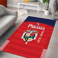Custom Panama Football Area Rug Go Los Canaleros Go