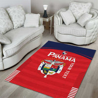 Custom Panama Football Area Rug Go Los Canaleros Go