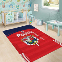 Custom Panama Football Area Rug Go Los Canaleros Go