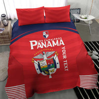 Custom Panama Football Bedding Set Go Los Canaleros Go