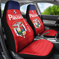 Custom Panama Football Car Seat Cover Go Los Canaleros Go